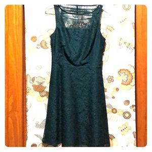 BB Dakota Emerald Green Cocktail Dress Lace Sz 0